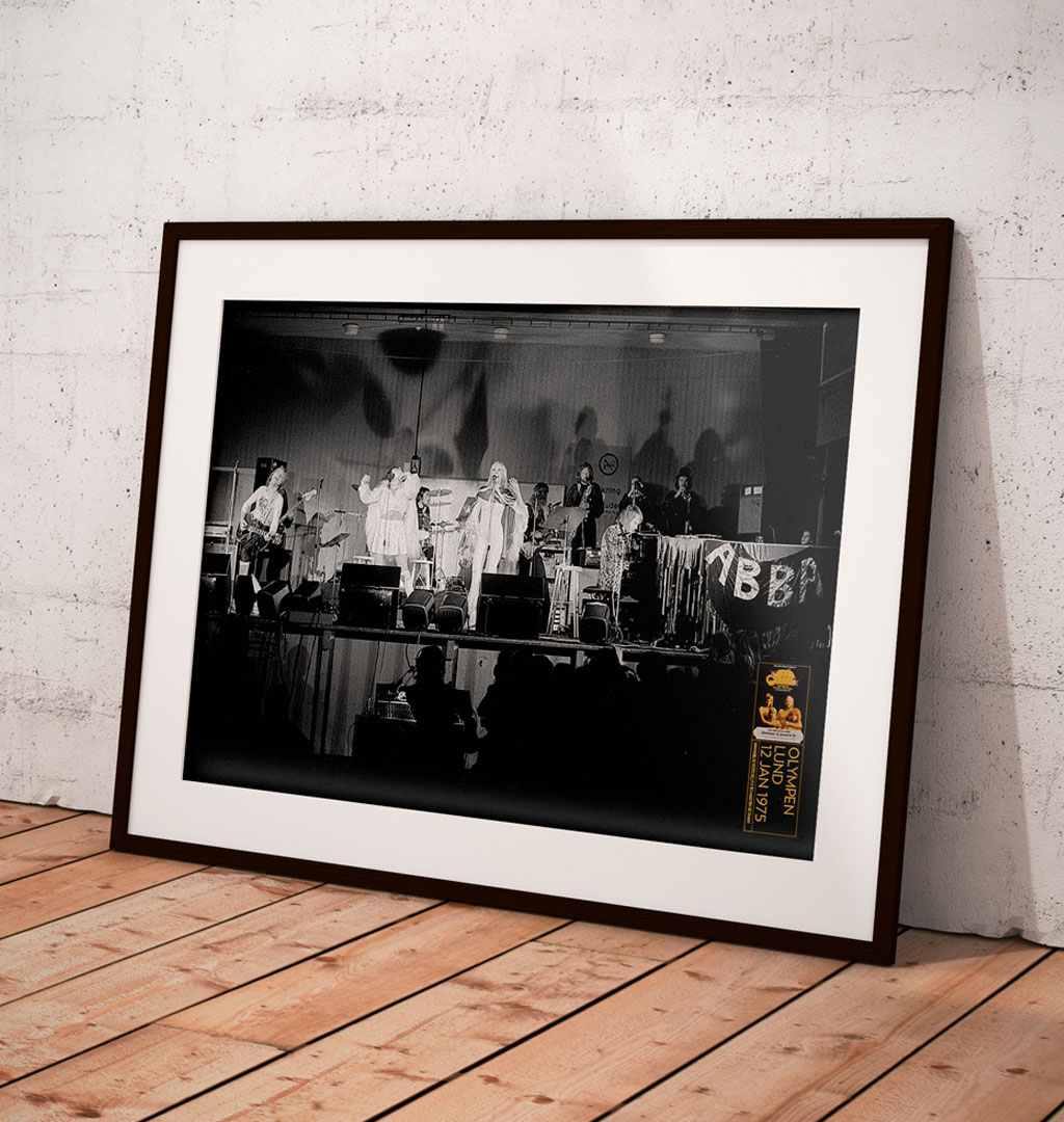 Photo Print - Abba at the Olympen, Sweden in January 12, 1975 (Picture 2)