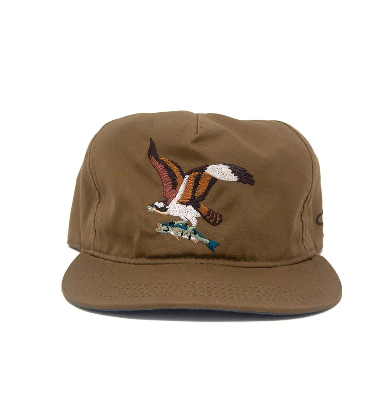 The Ampal Creative - Osprey Wax Strapback Cap - Olive Brown