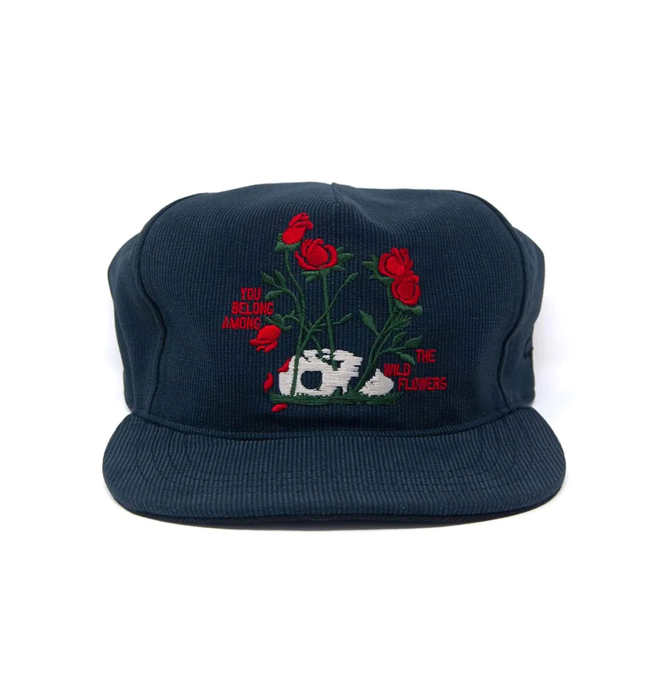 The Ampal Creative - Wild Roses Strapback Cap - Navy