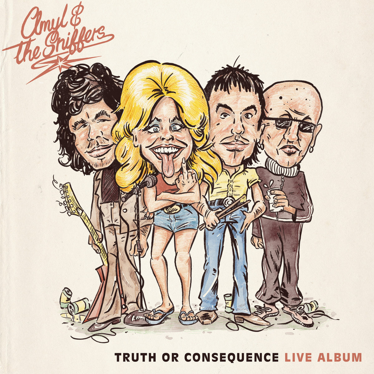 Amyl And The Sniffers - Truth Or Consequence Live Album - LP