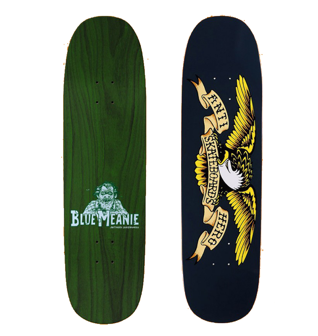 Antihero - Shaped Eagle Blue Meanie Skateboard Deck - 8.75´´