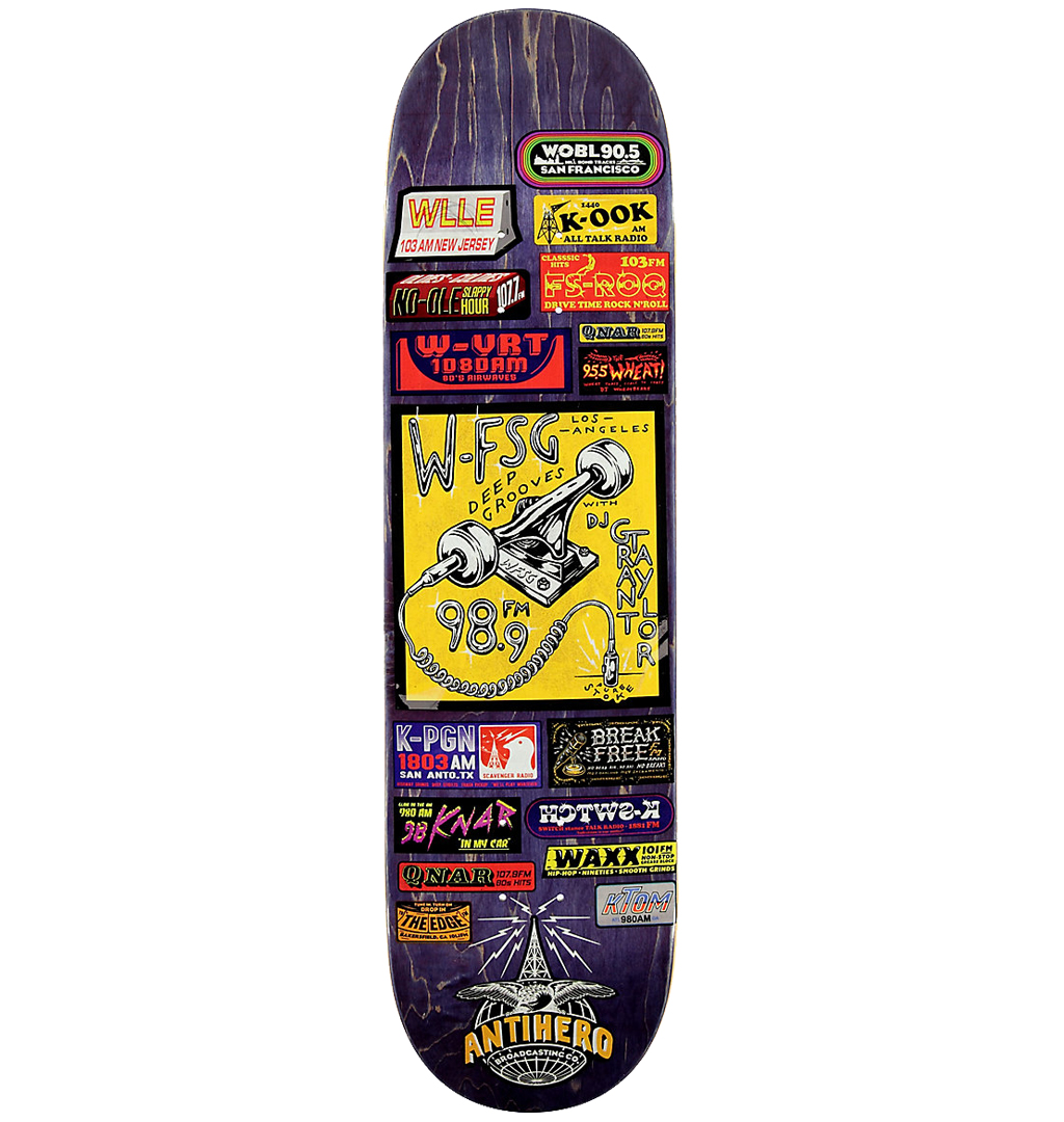 Antihero - Taylor Broadcasting Skateboard Deck - 8.25´´