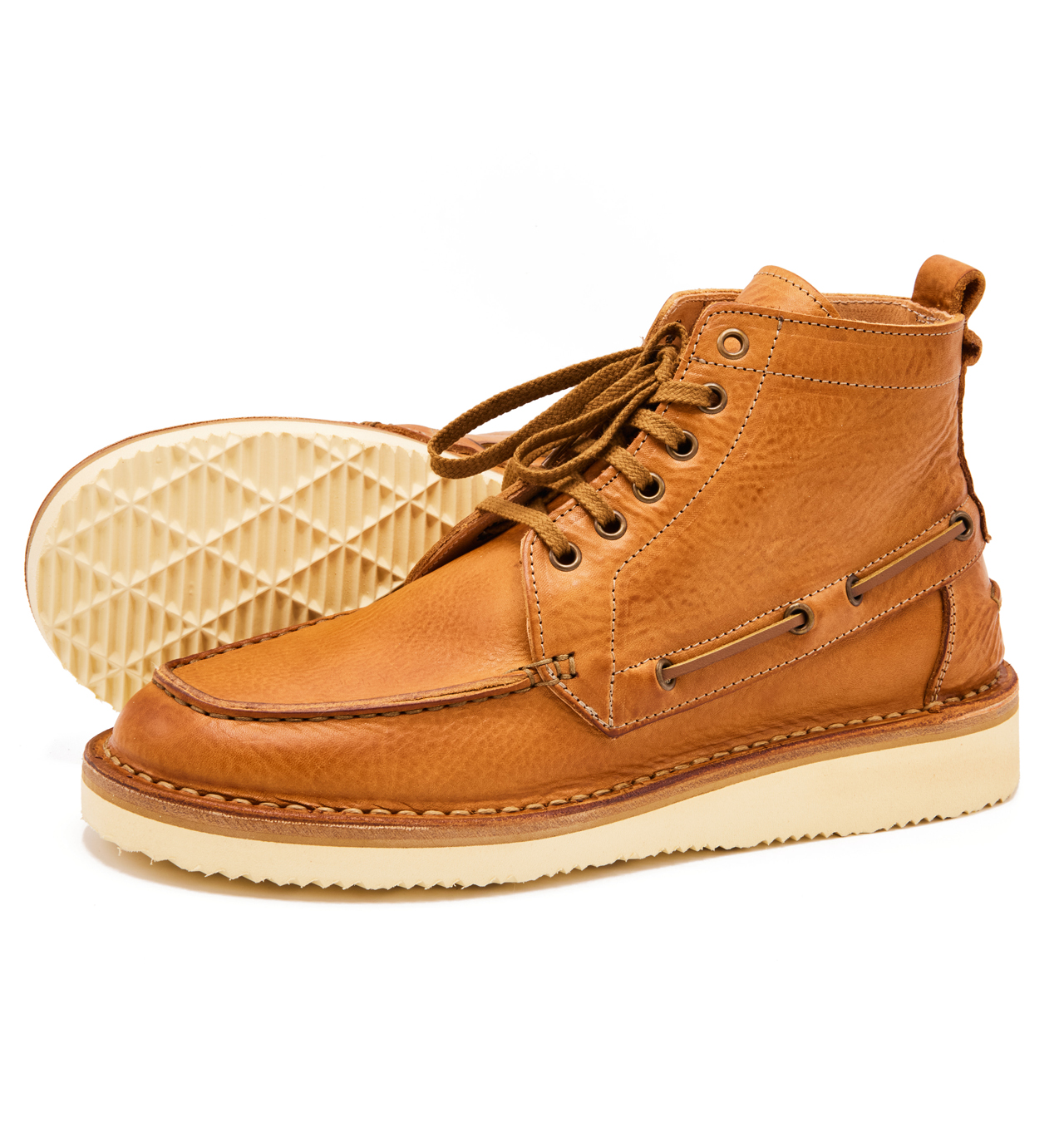 Astorflex - Bomaflex Leather Moc-Toe Boot - Desert