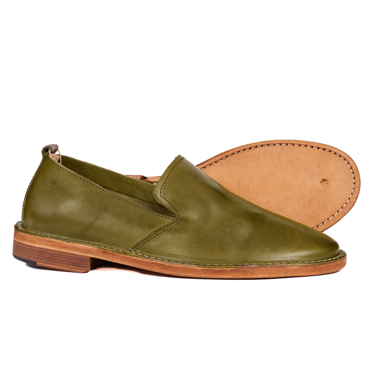 Astorflex - Pantoflex Leather Loafers - Forest Green