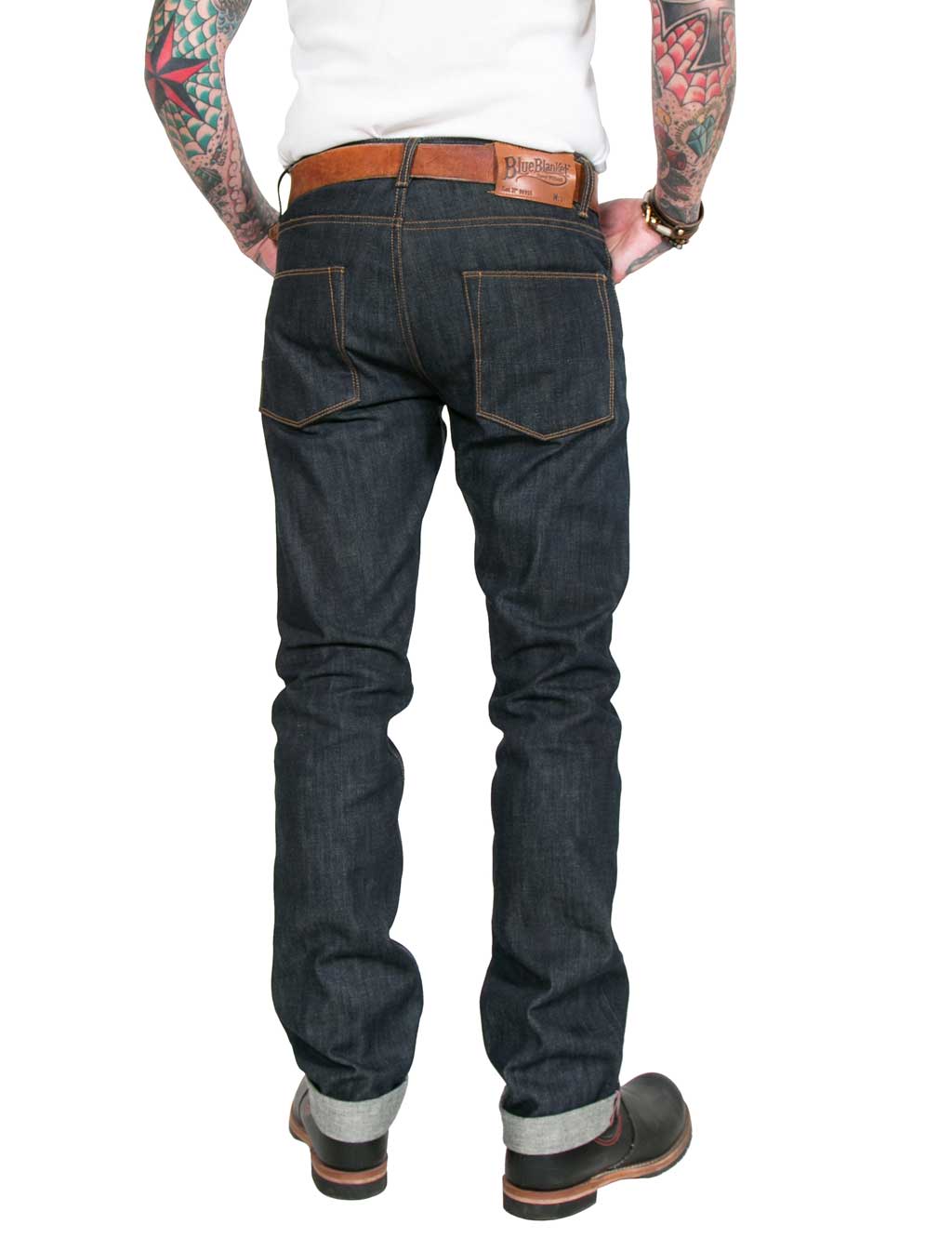 Blue Blanket P01 Regular Raw Selvage Jeans 14oz