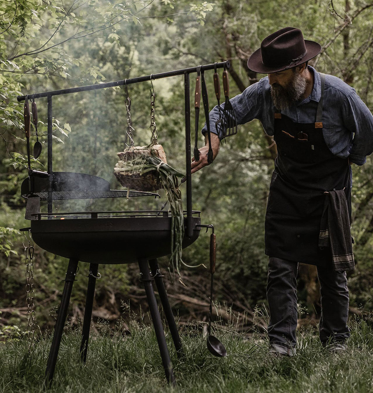 Barebones - Cowboy Fire Pit Grill - 30´