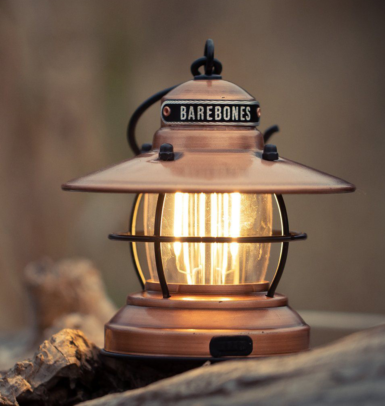 Barebones Edison Mini Lantern Copper