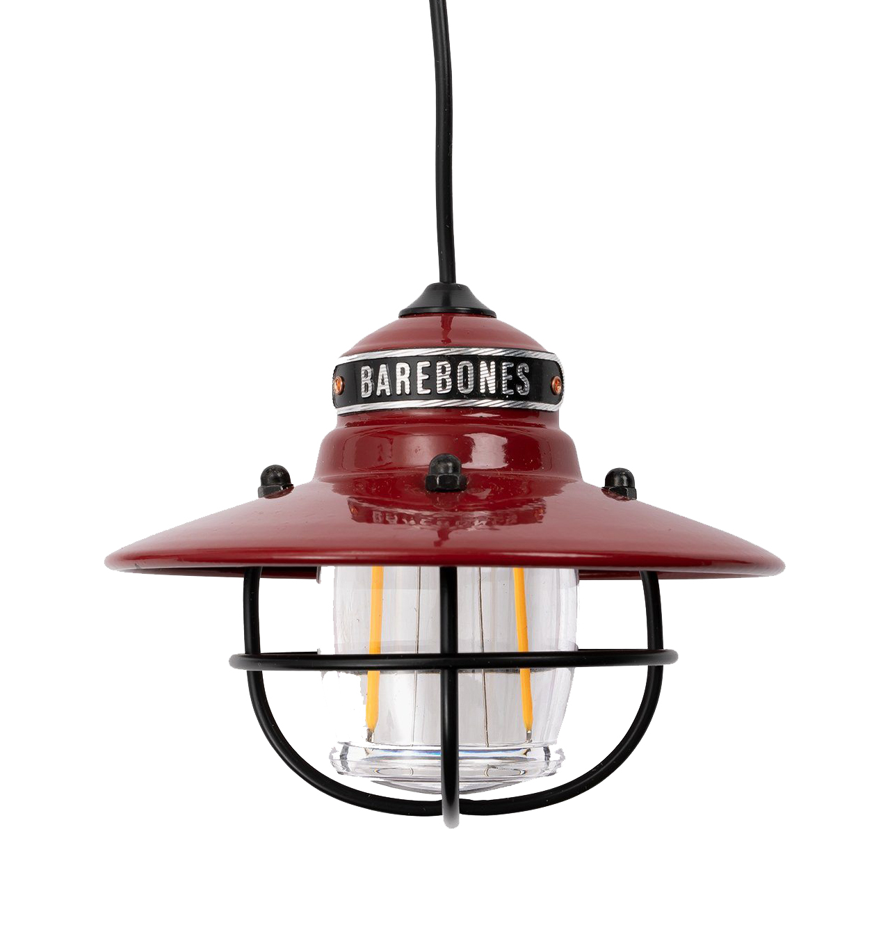 Barebones - Edison Pendant Light - Red