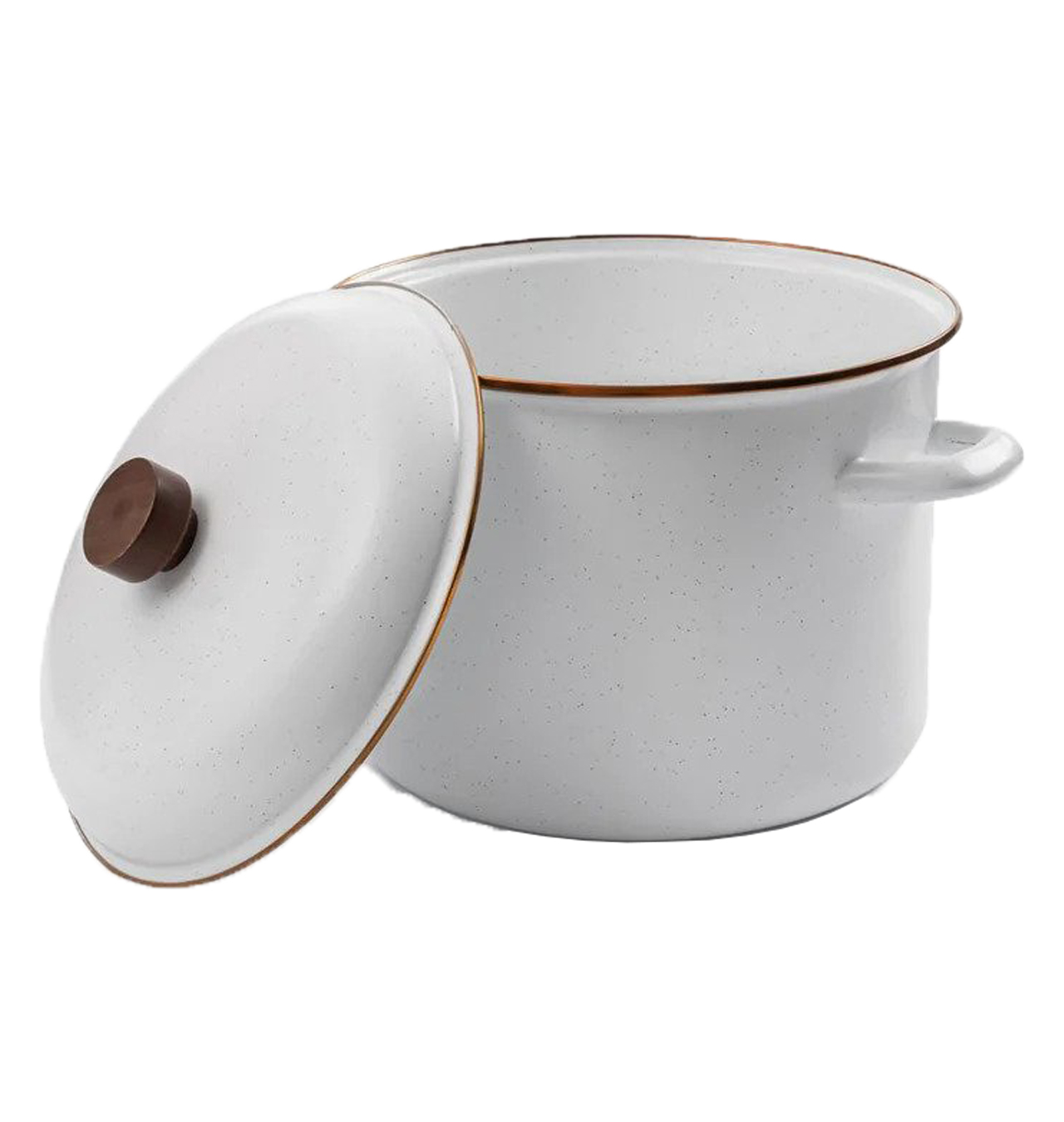 Barebones - Enamel Stock Pot - Eggshell