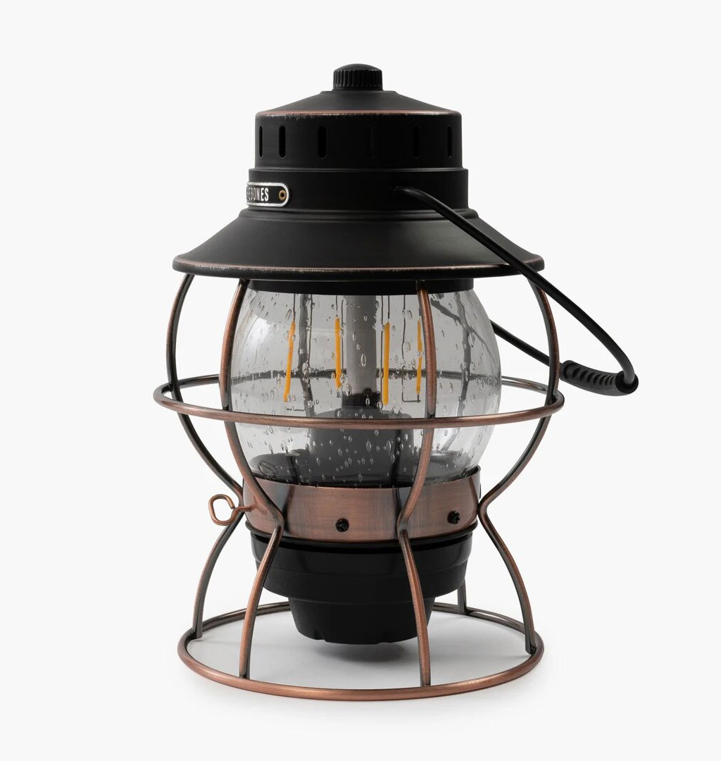Barebones - Railroad Lantern - Antique Bronze