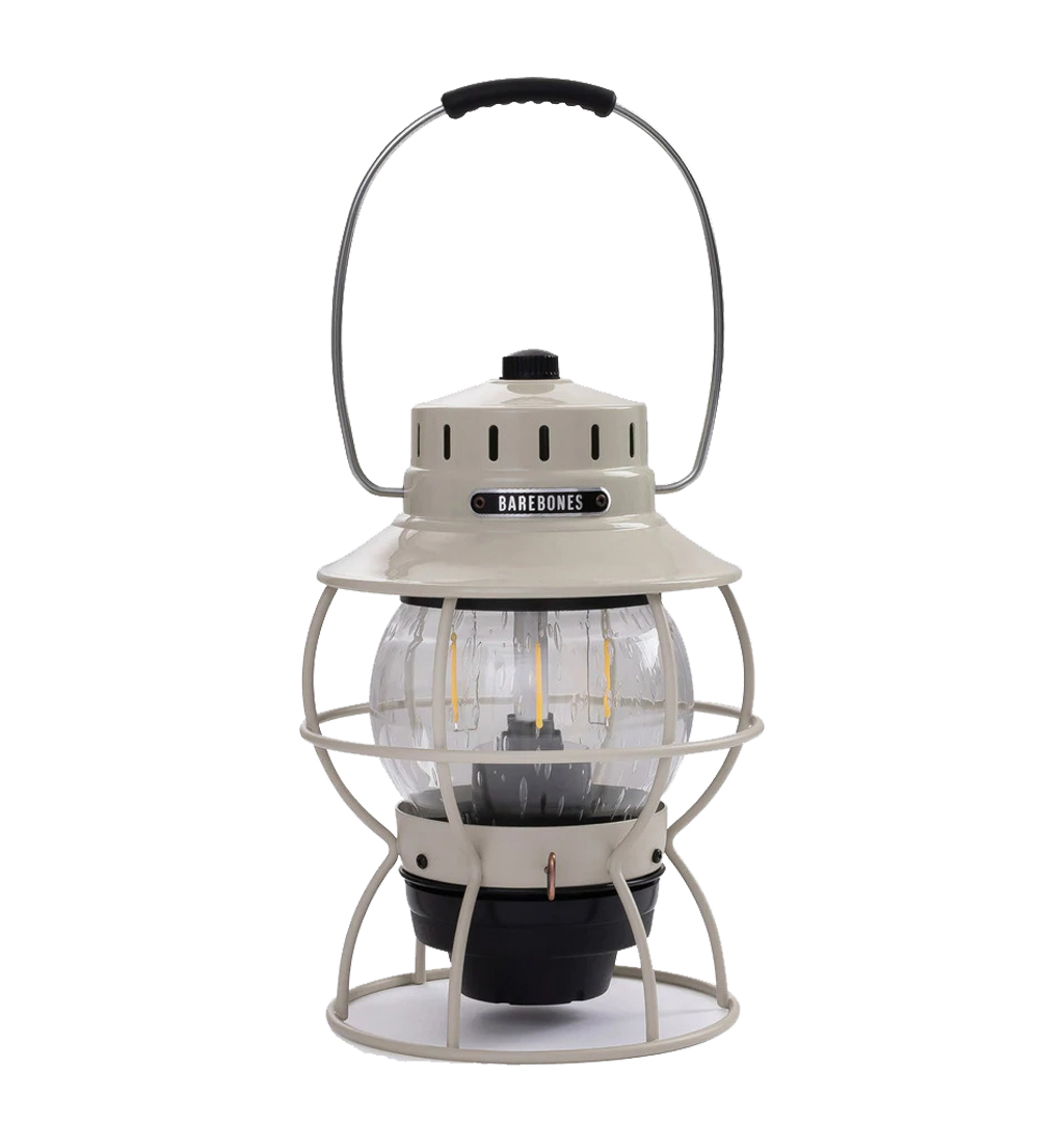 Barebones - Railroad Lantern - Vintage White