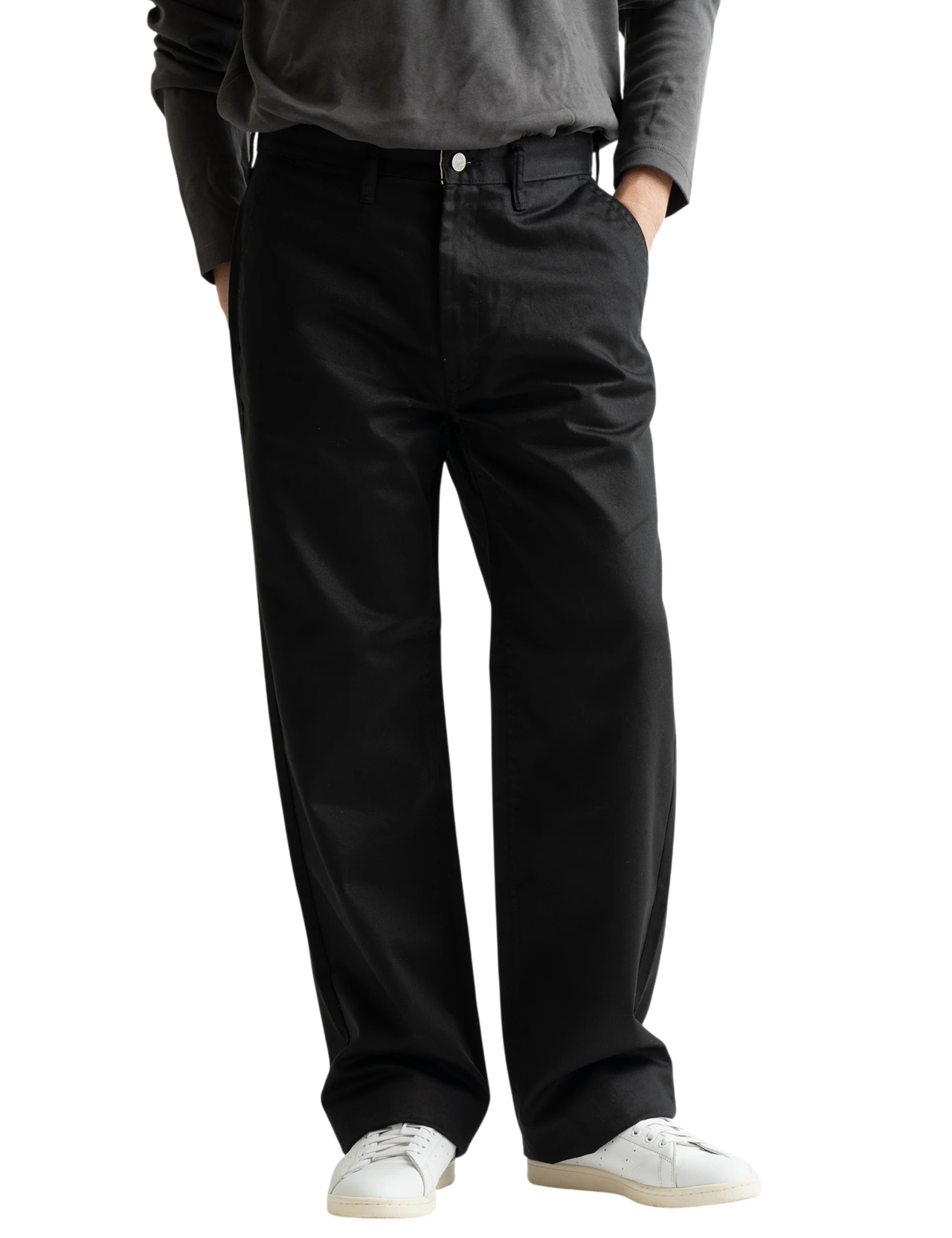Big John - M803E Classic Chino Pants - Black