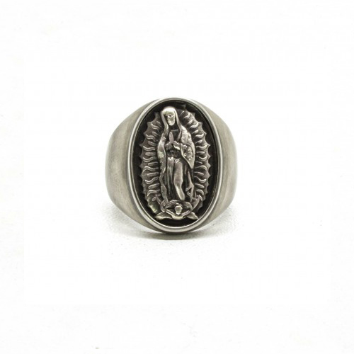Black Pearl Creations - Santa María de Guadalupe Signet Ring