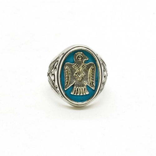 Black-Pearl-Creations---Turquoise-Thunderbird-Signet-Ring11