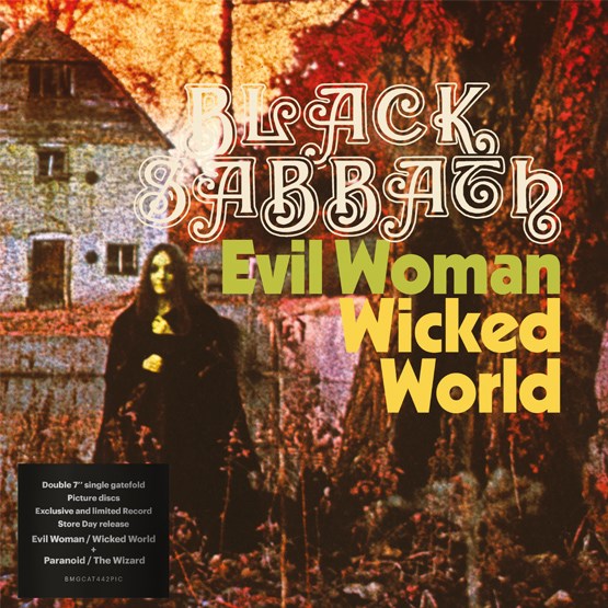 Black Sabbath - Evil Woman/Wicked World & Paranoid/The Wizard (Picture)(RSD2020)