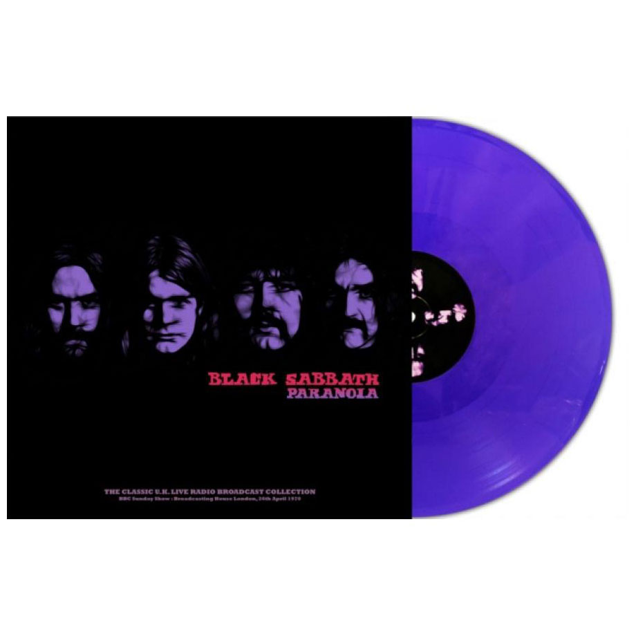 Black Sabbath - Paranoia BBC Sunday Show Broadcasting House 1970 (Purple Vinyl) 