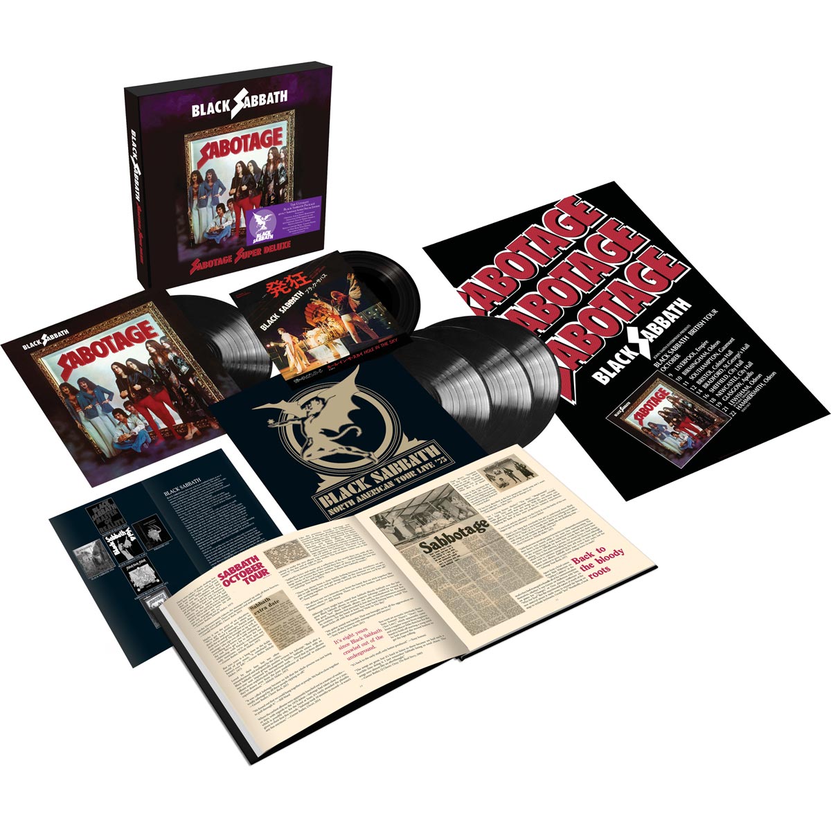 Black Sabbath - Sabotage (2021/Rem + Vinyl 7´) -  4x LP