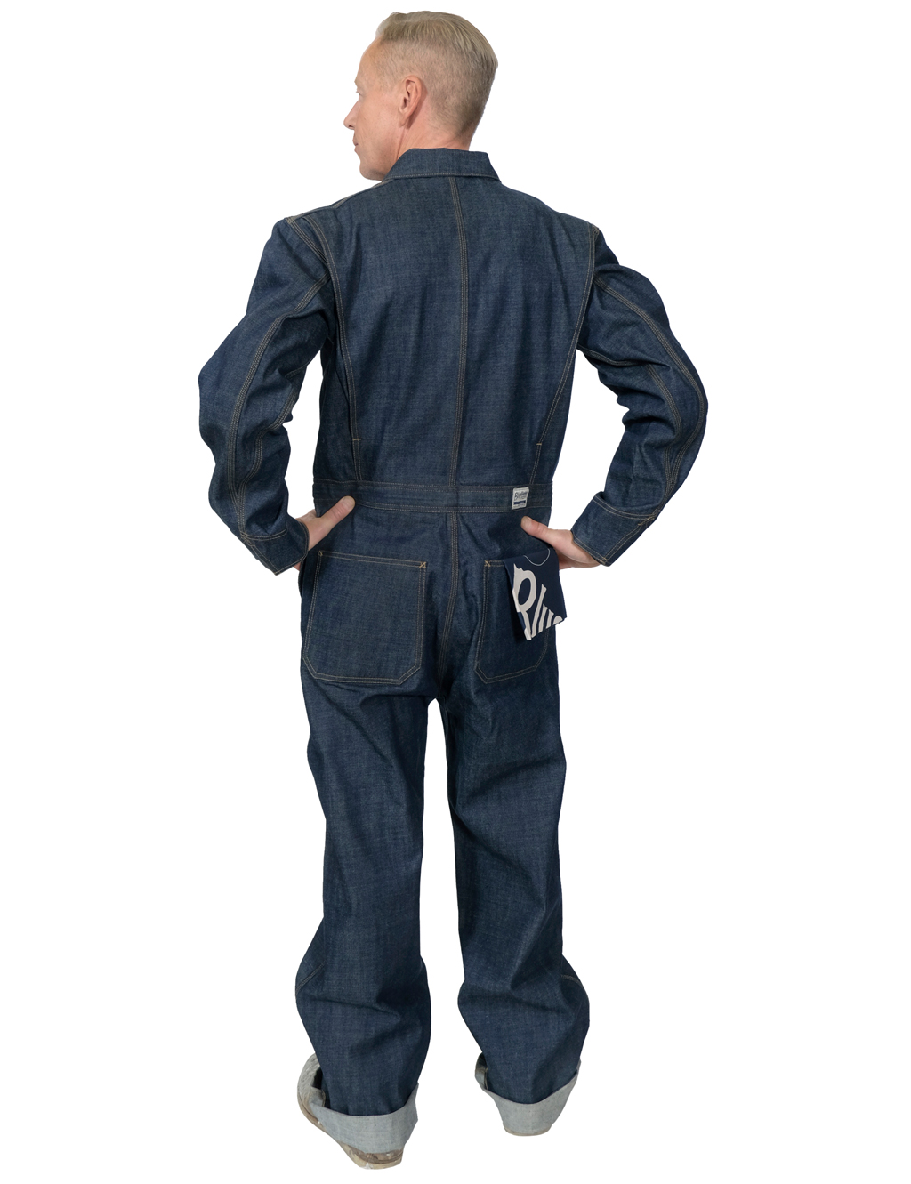 【KJ×GDC】Blanket Coverall Denim ChefPants Blue Blanket - Italian Selvedge Coverall - 12 oz