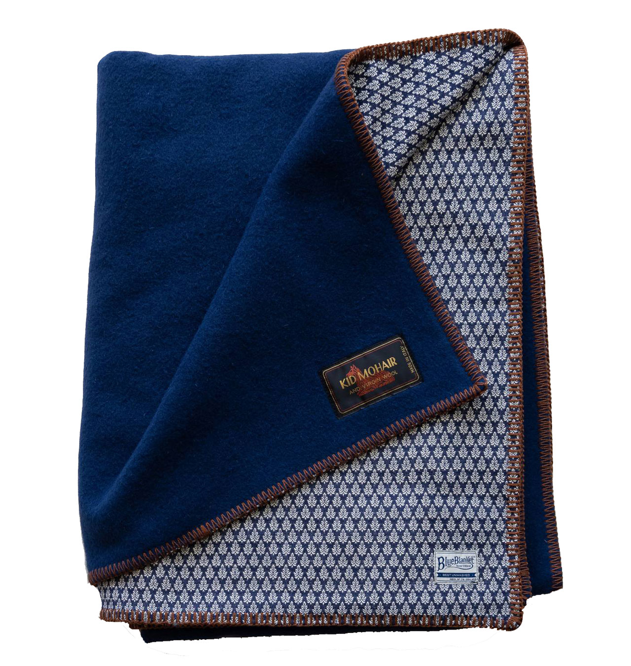 Blue Blanket - Mohair Wool Blanket