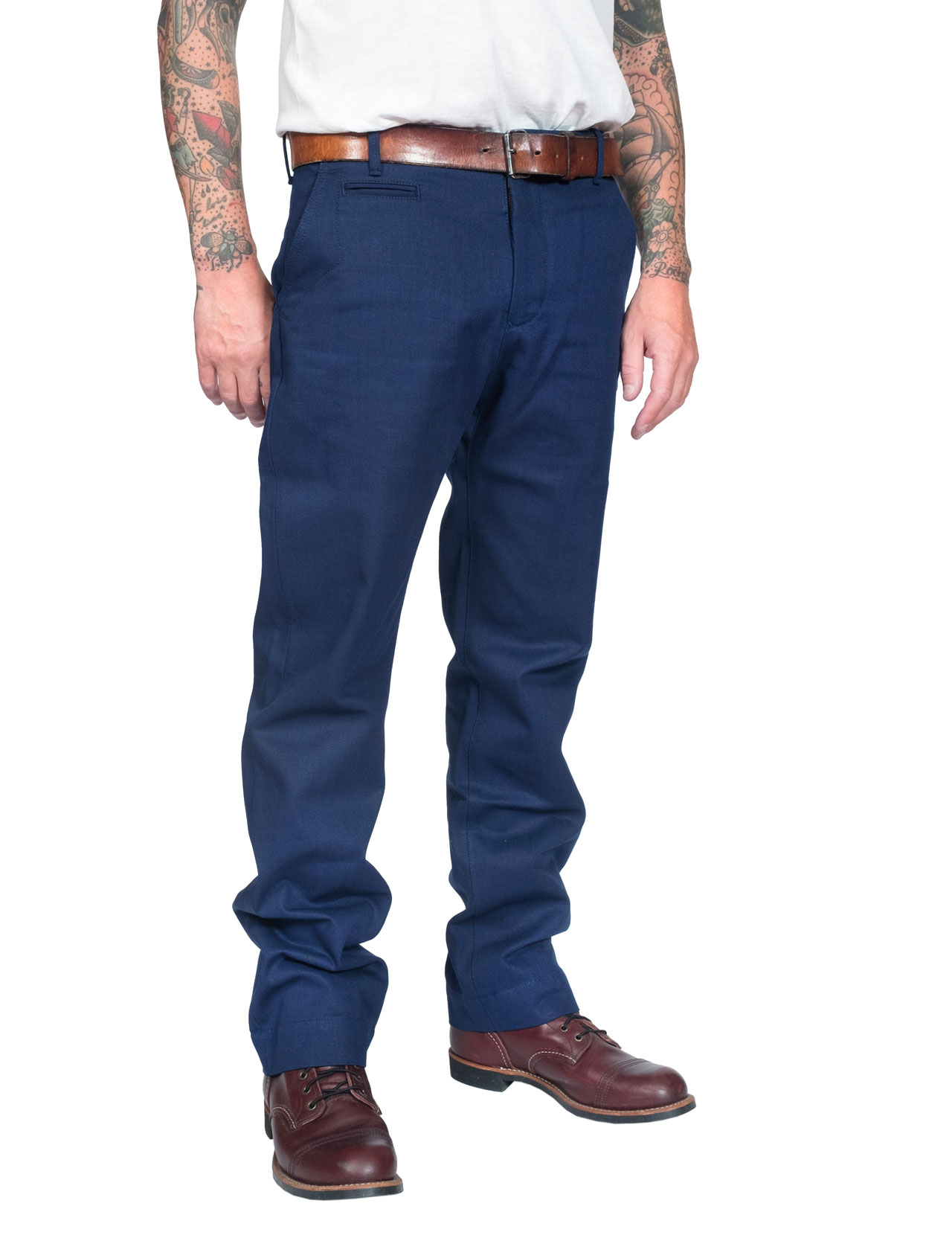 Blue Blanket - P22 Chino Selvage Gabardine - Indigo