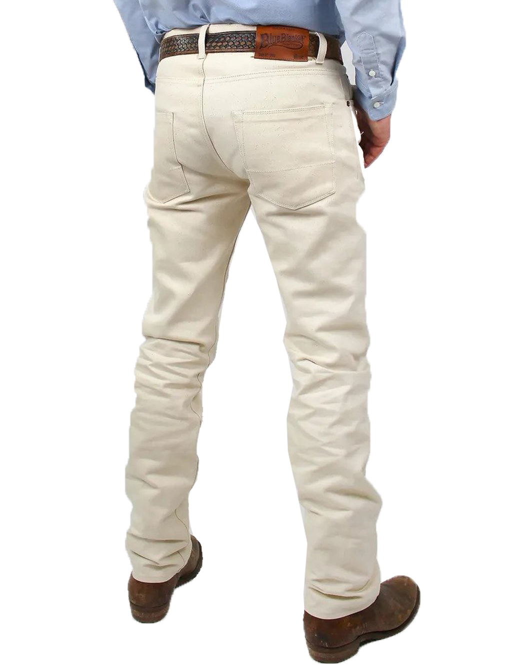 Blue Blanket P01 IT101 White Jeans 13oz Sverige