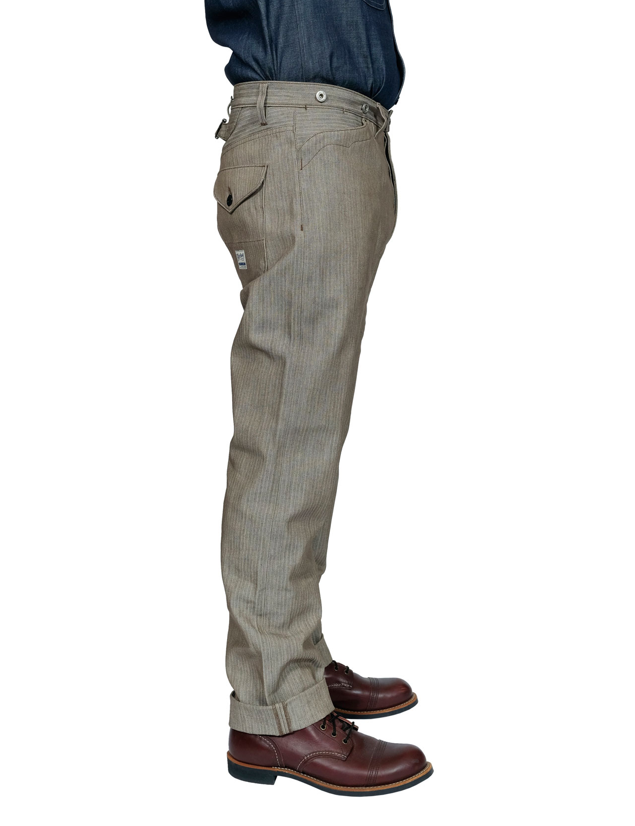 Blue Blanket P08 Herringbone Pants 11 oz