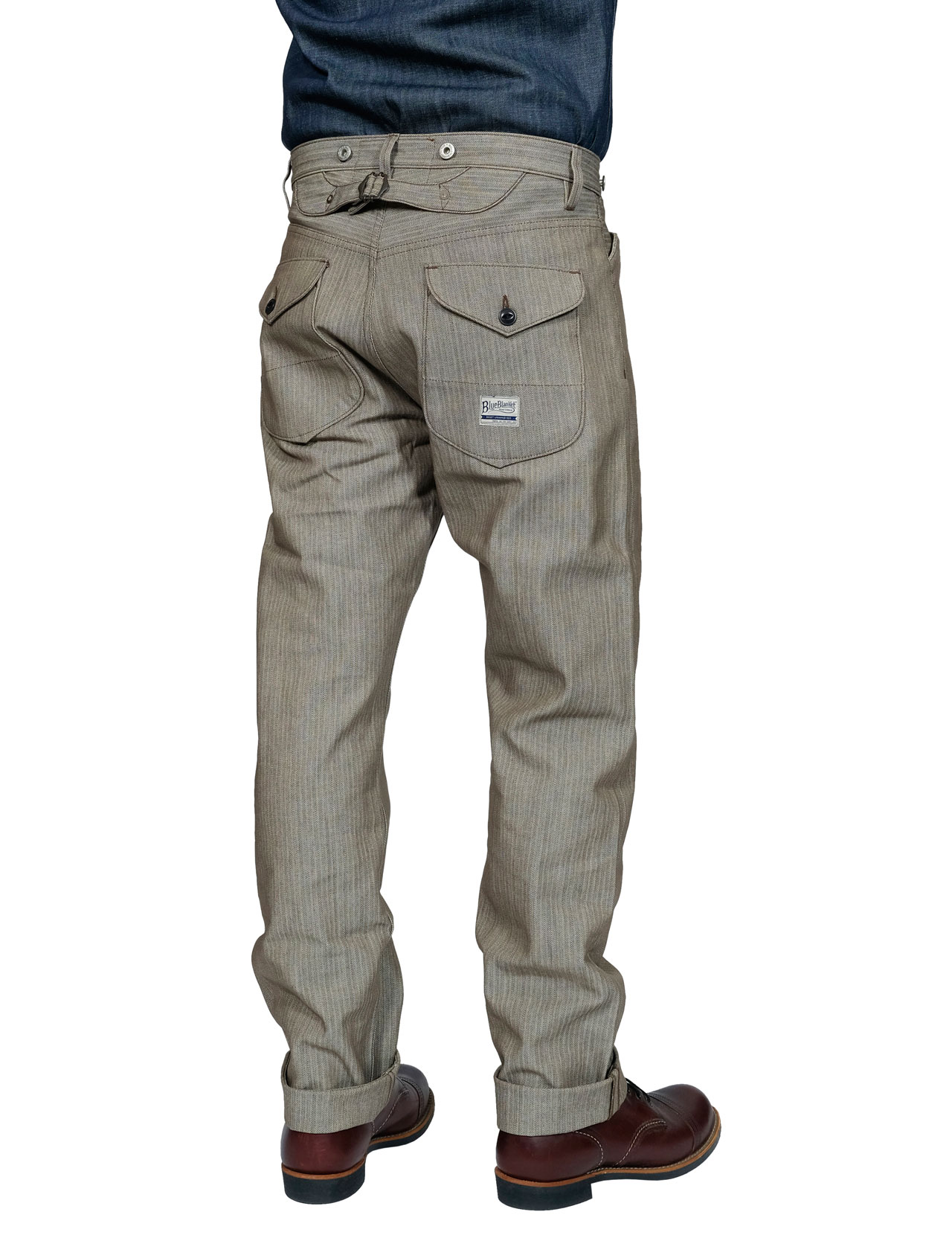 Blue Blanket P08 Herringbone Pants 11 oz