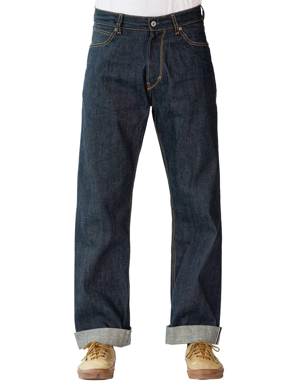 Blue Blanket P09 Wide Straight Japanese Selvedge Denim Jeans