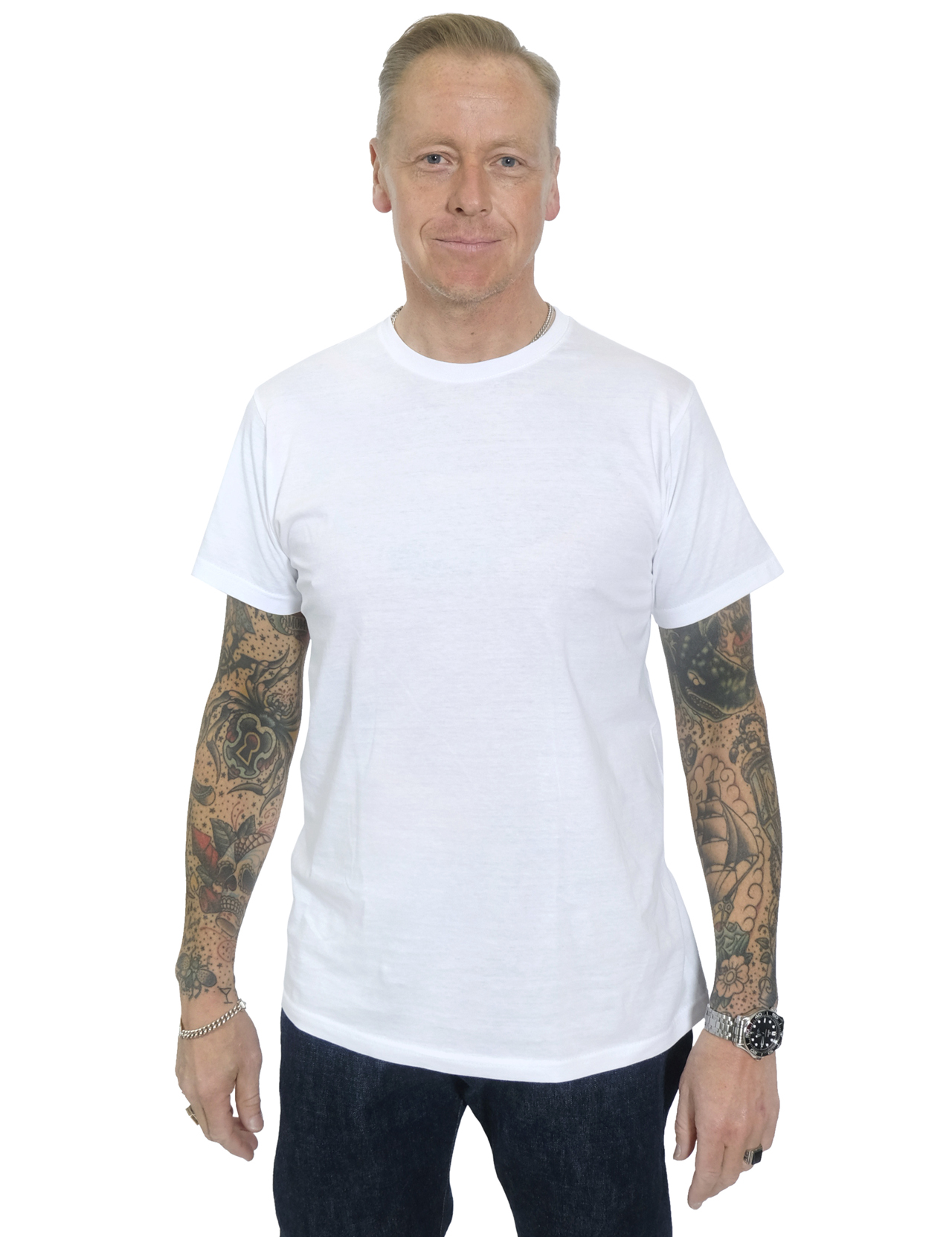Blue Blanket - Two Pack T-shirt - White