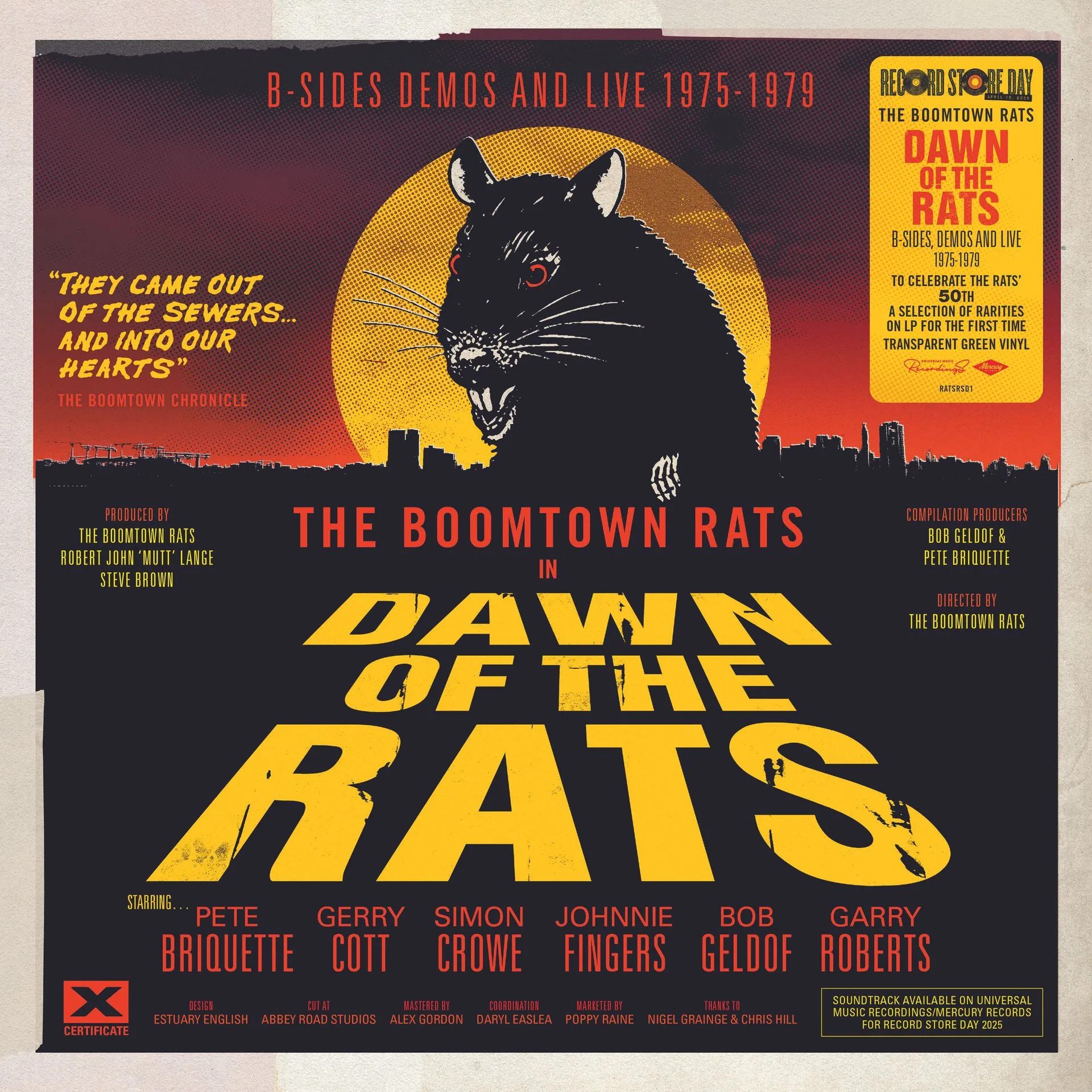 Boomtown Rats, The - Dawn of the Rats B-Sides Demos And Live 1975-1979 (RSD2025)