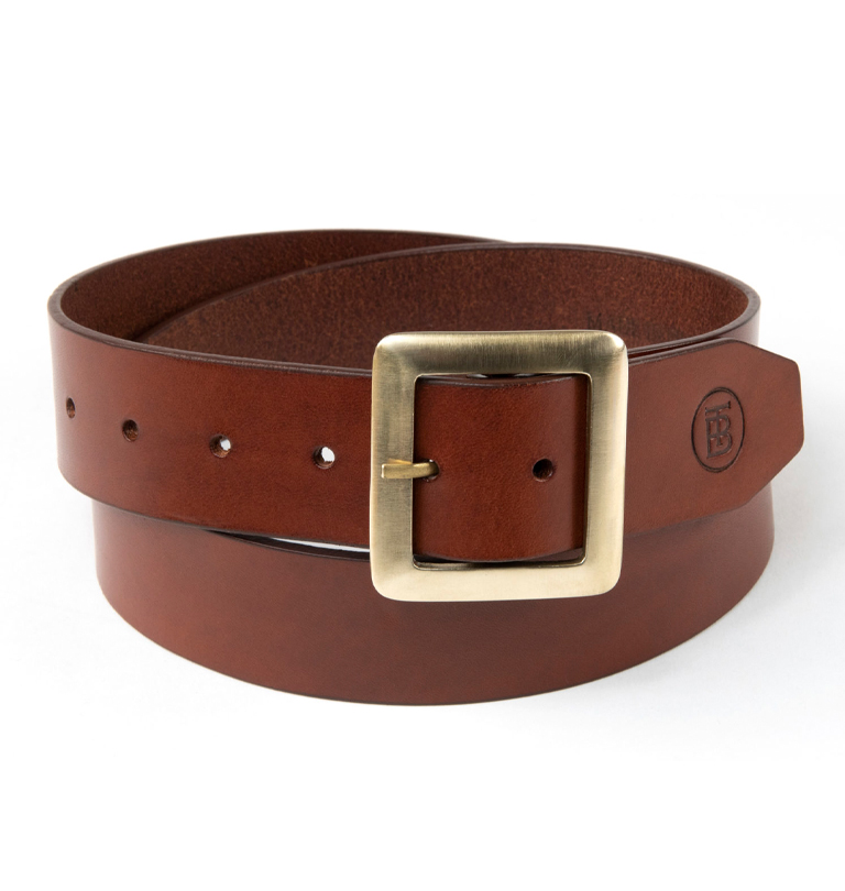 Brainshots Trends - Ispeguy CL Leather Belt - Cashew