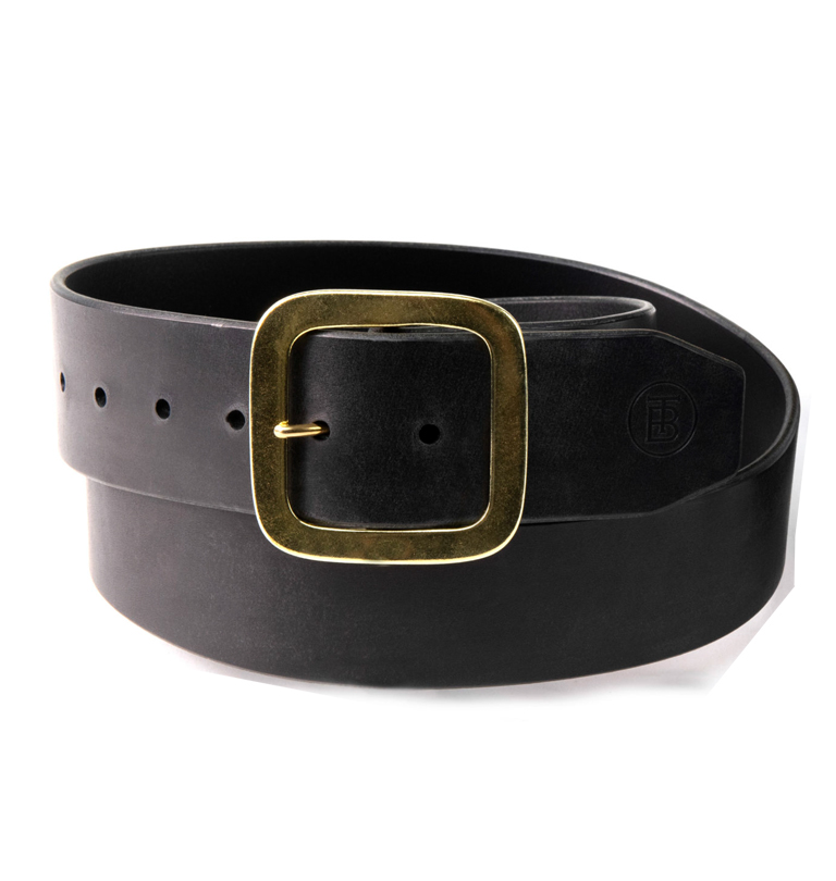 Brainshots Trends - Jaizkibel CL Leather Belt - Noir