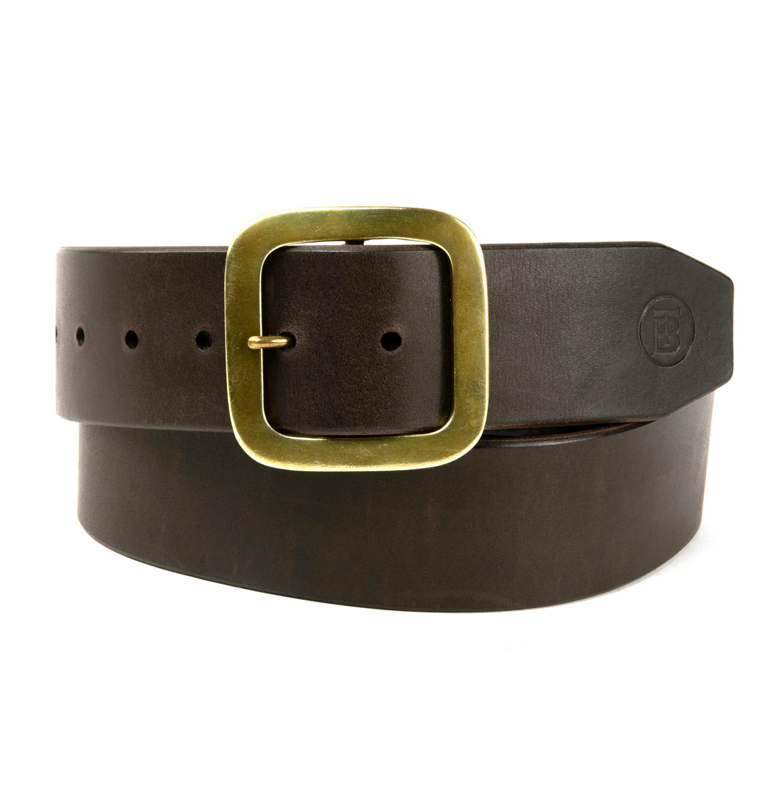 Brainshots Trends - Jaizkibel CP Leather Belt - Ebony