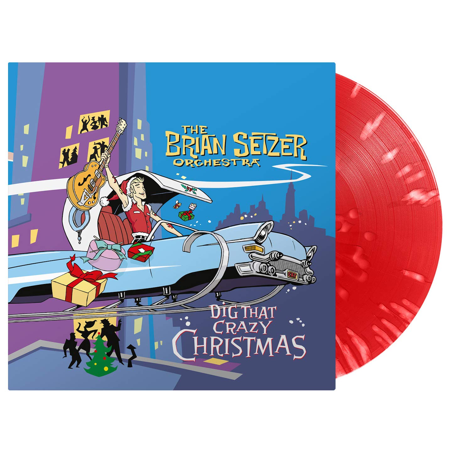Brian Setzer Orchestra, The - Dig That Crazy Christmas (Red/White Splatter) - LP