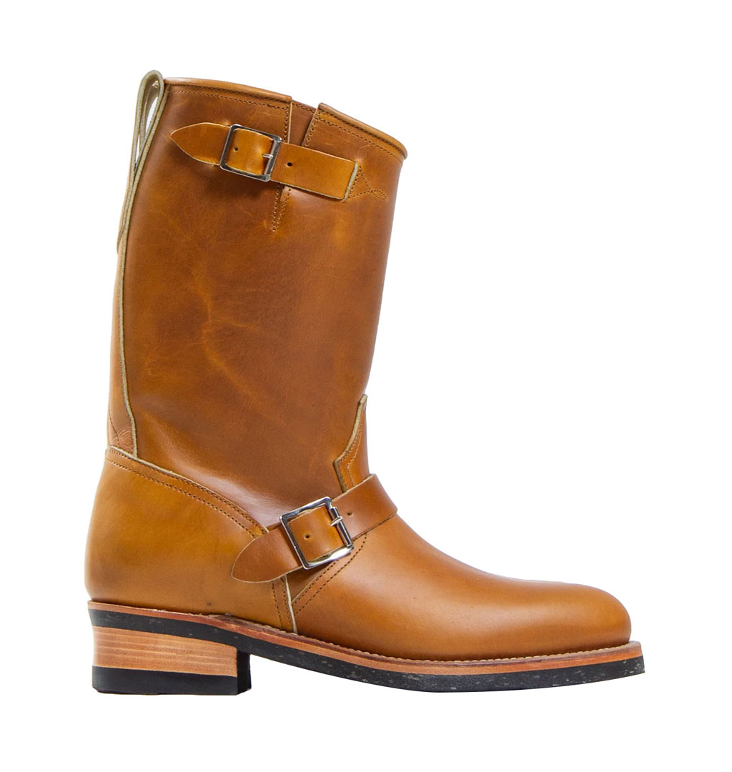 John Lofgren Wabash Engineer Boots | Shinki Hikaku Horsebutt Burgundy