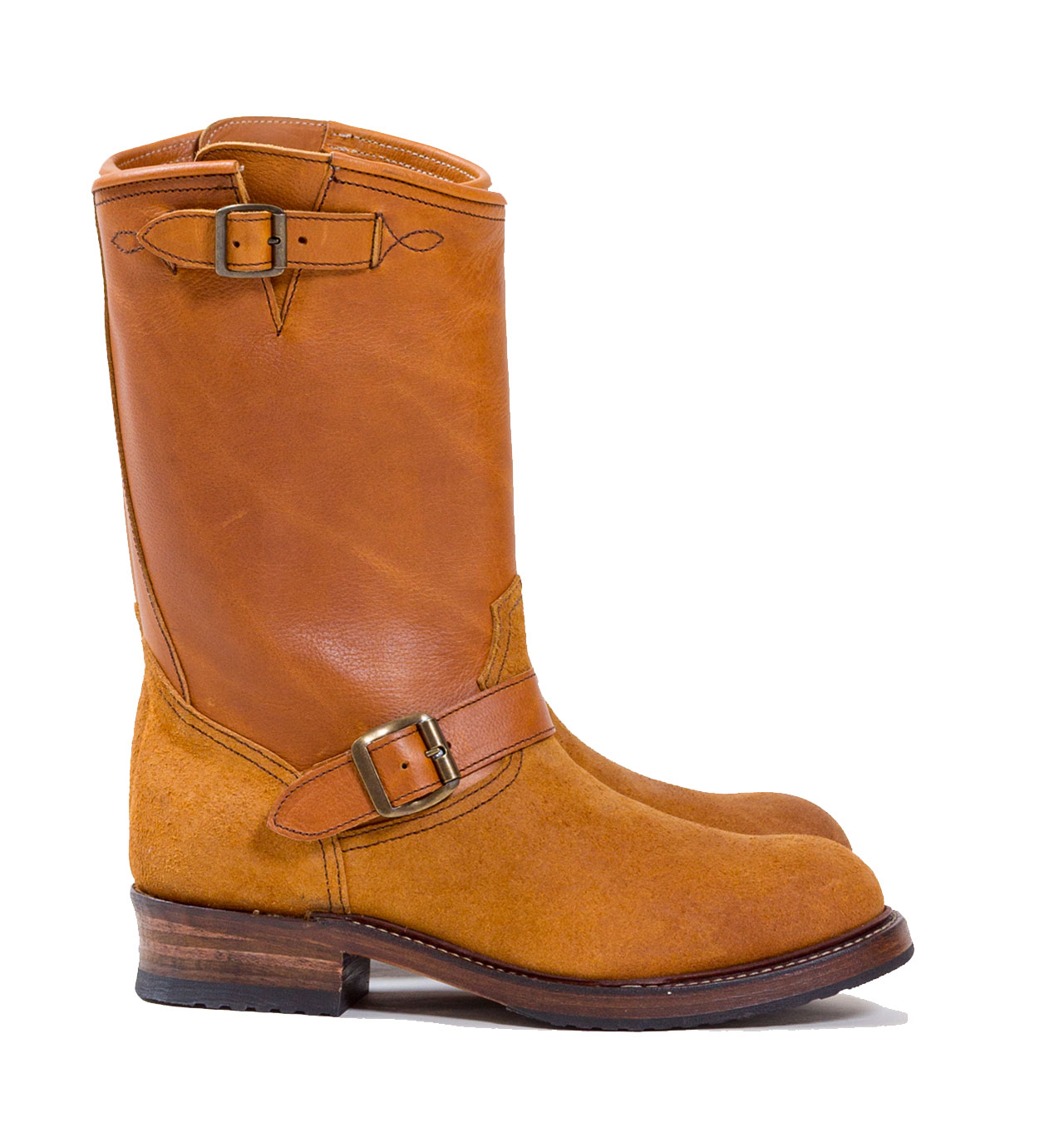 Bright Shoemakers - Engineer Boot - Camel Rough Out