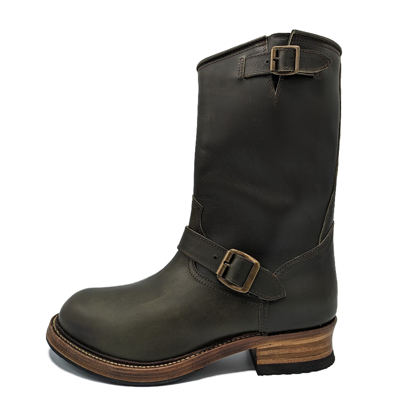 BRIGHT SHOEMAKERS - ENGINEER BOOT - OLIVE