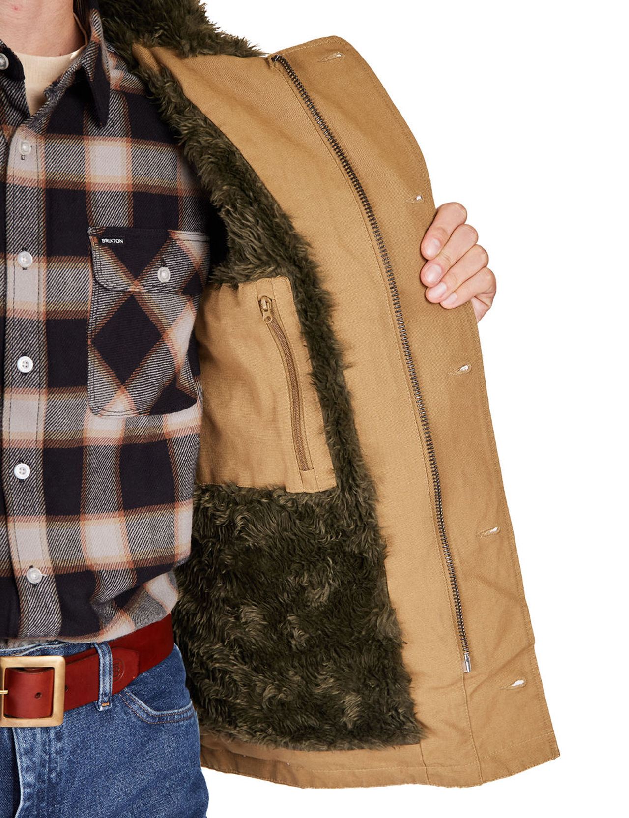 Brixton - 20th Anniversary Mast Jacket - Olive Surplus