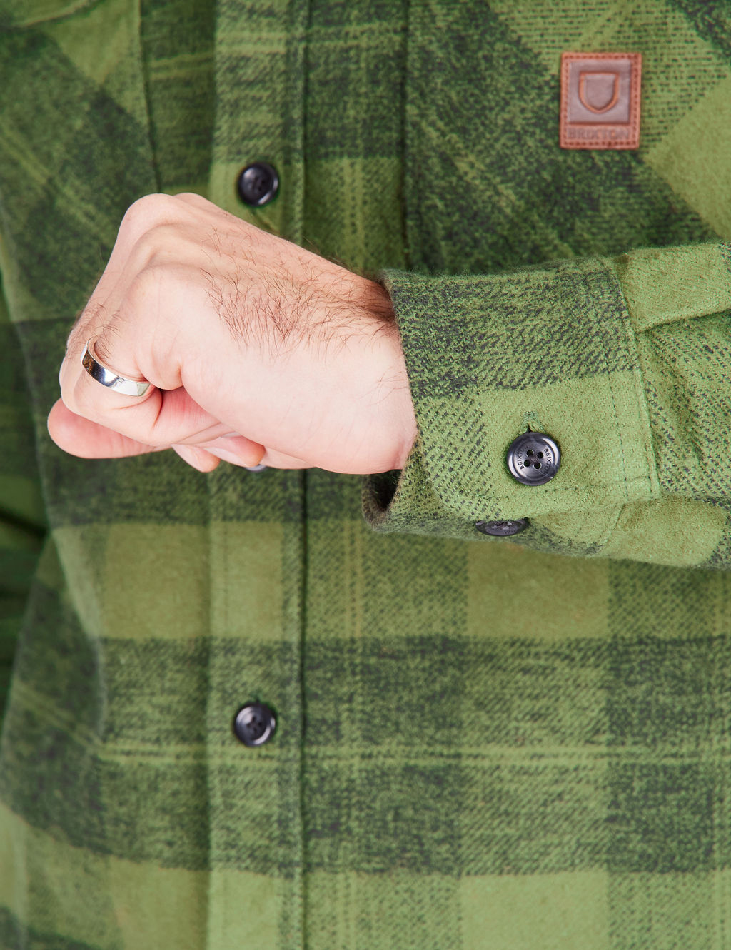 Brixton Bowery Heavyweight Flannel Brixton | Bowery Heavy Weight Flannel Sand&frasl;Bison | Flannel