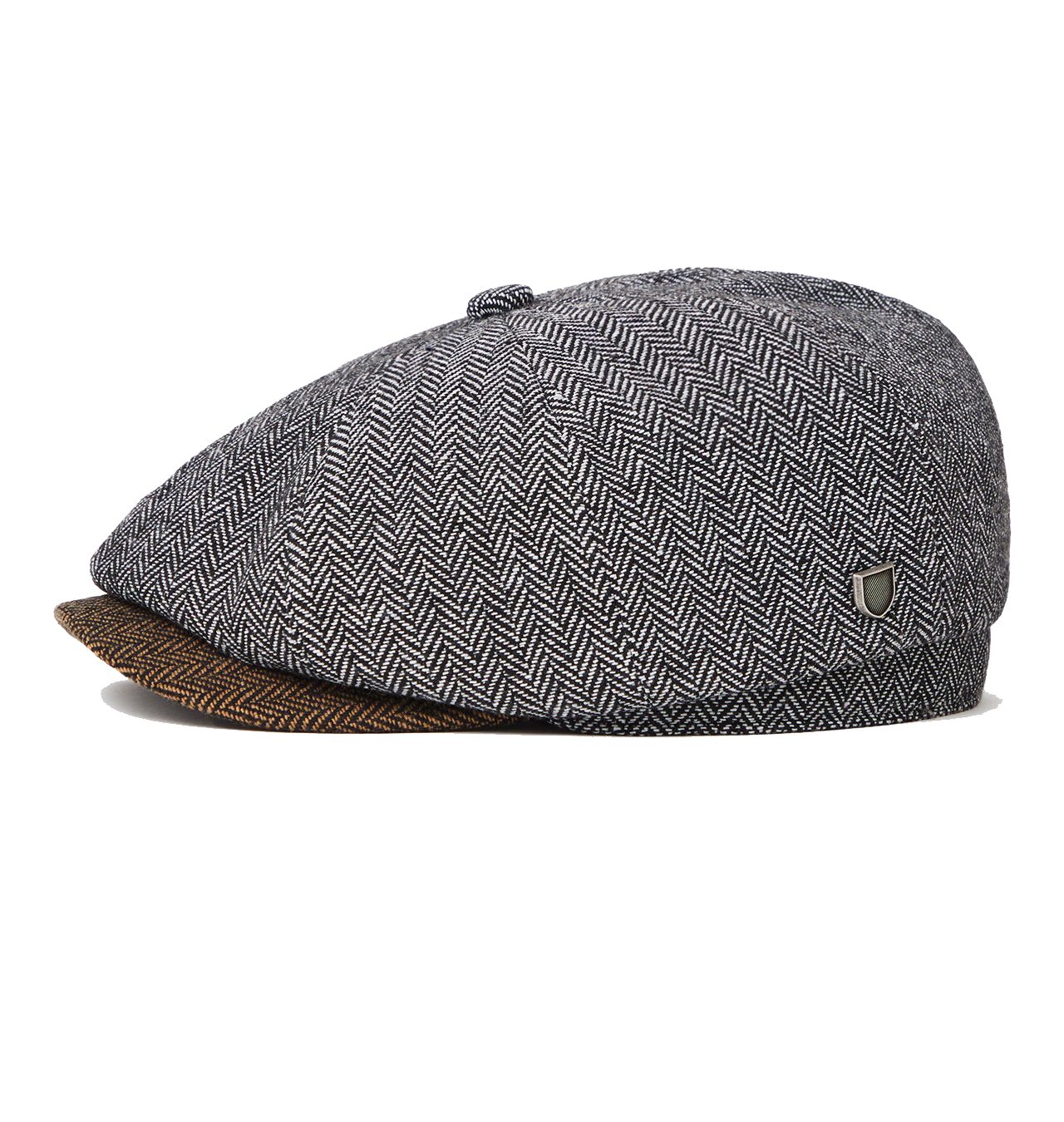 Brixton - Brood Baggy Snap Cap - Grey/Brown