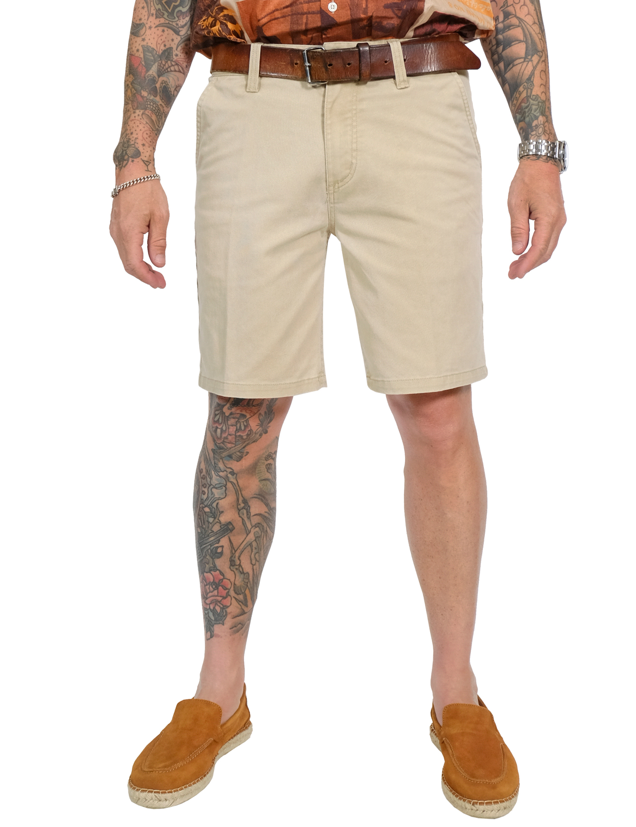 Brixton - Choice Chino Short - Sand Vintage Wash