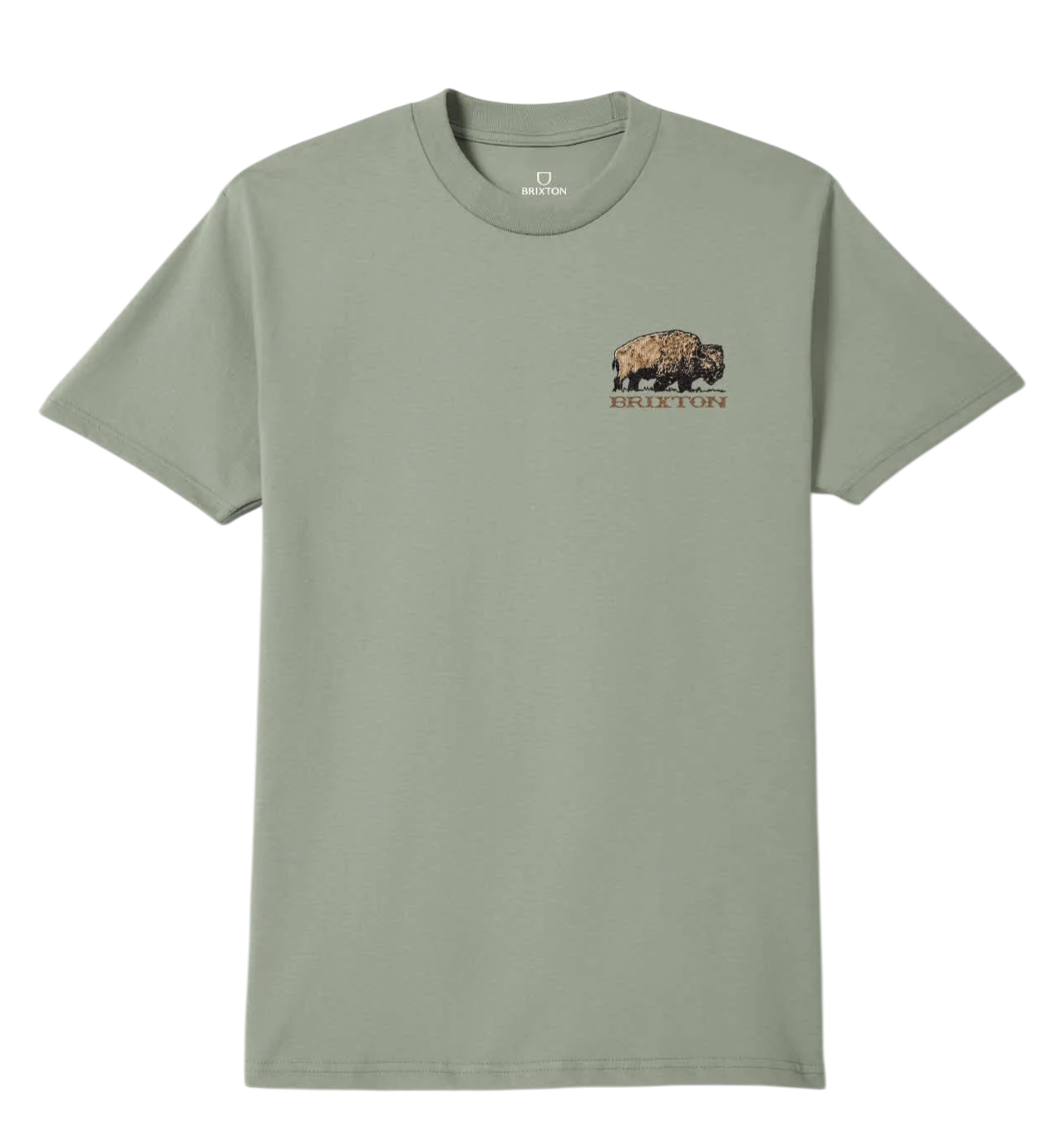 Brixton - Coba Standard Fit T-Shirt - Desert Green