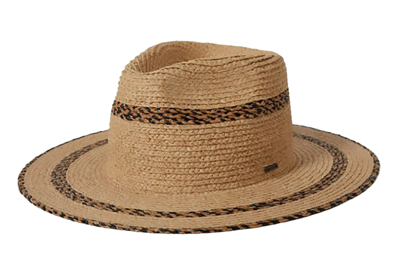 Brixton - Cohen Straw Cowboy Hat - Nature/Black
