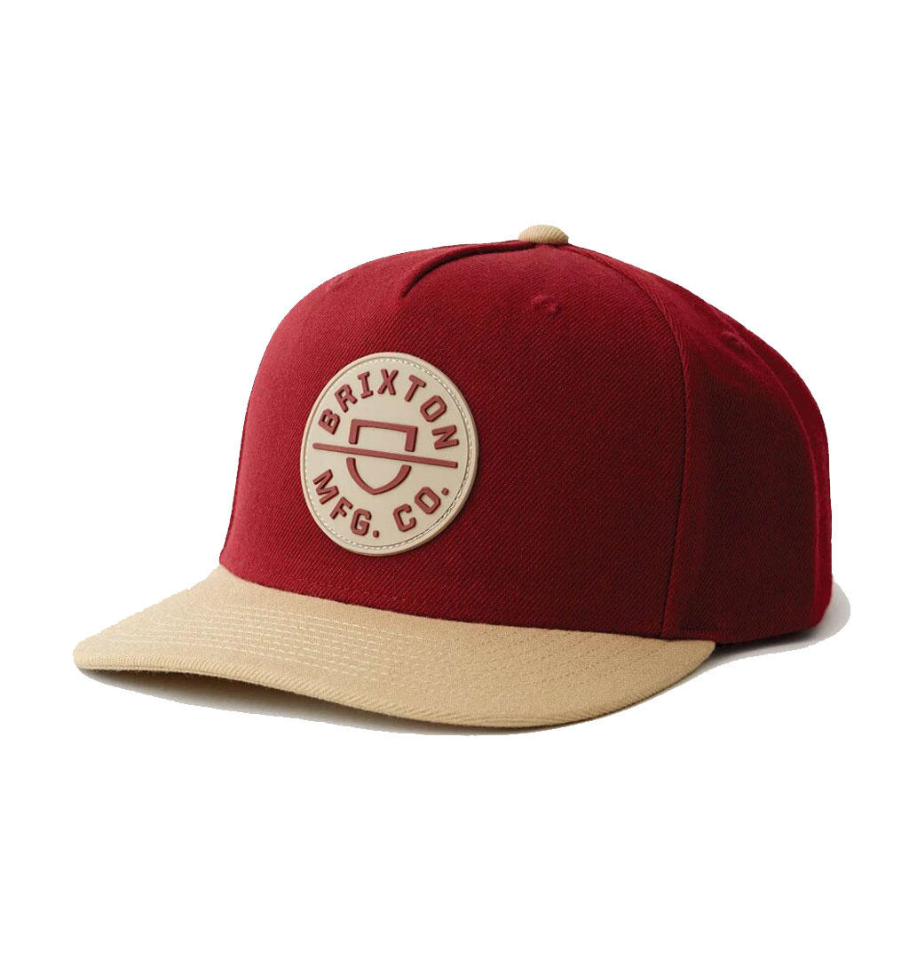 Brixton - Crest MP Snapback - Cowhide/Vanilla