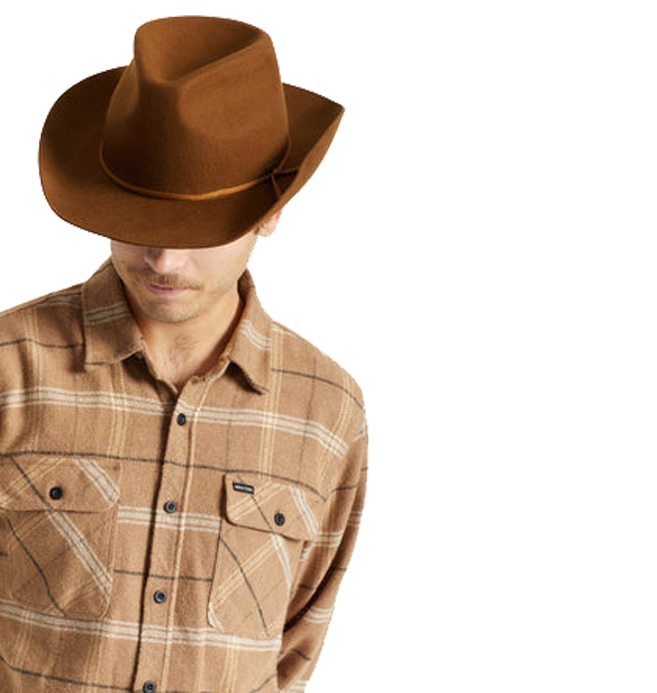 Brixton - Duke Cowboy Hat - Coffee
