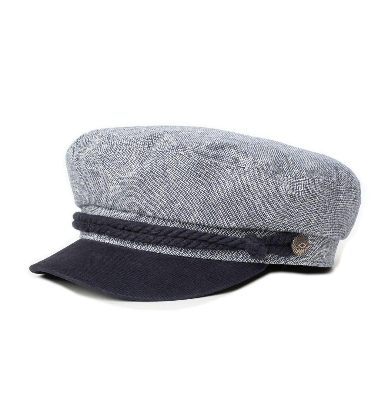 white fiddler cap