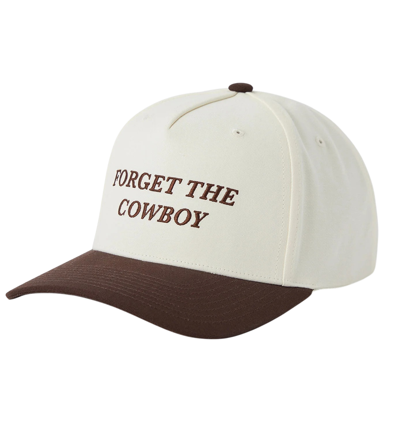 Brixton---Forget-The-Cowboy-NP-Trucker-Cap---Chocolate-Off-White