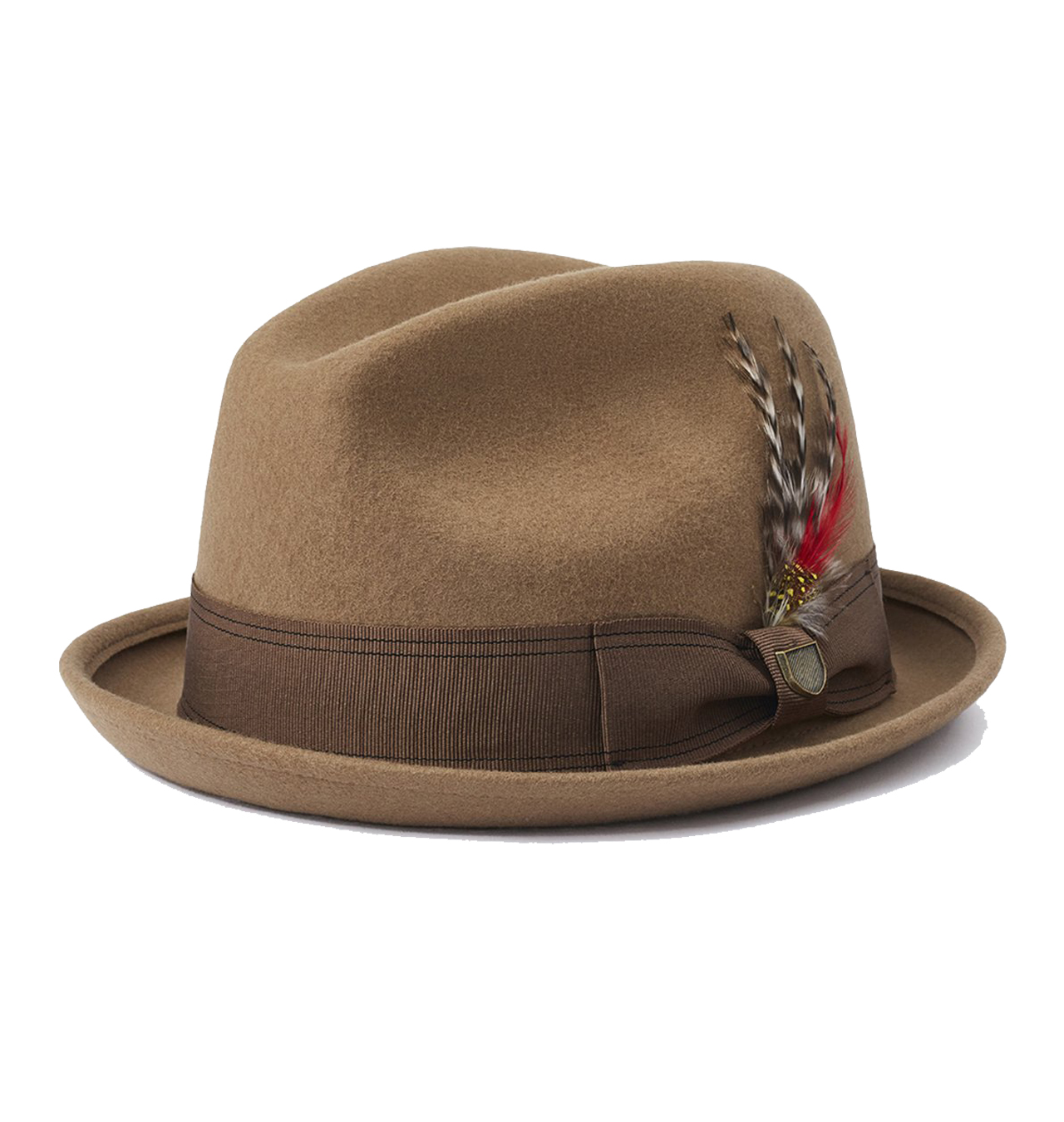 Brixton - Gain Fedora - Khaki/Bronze