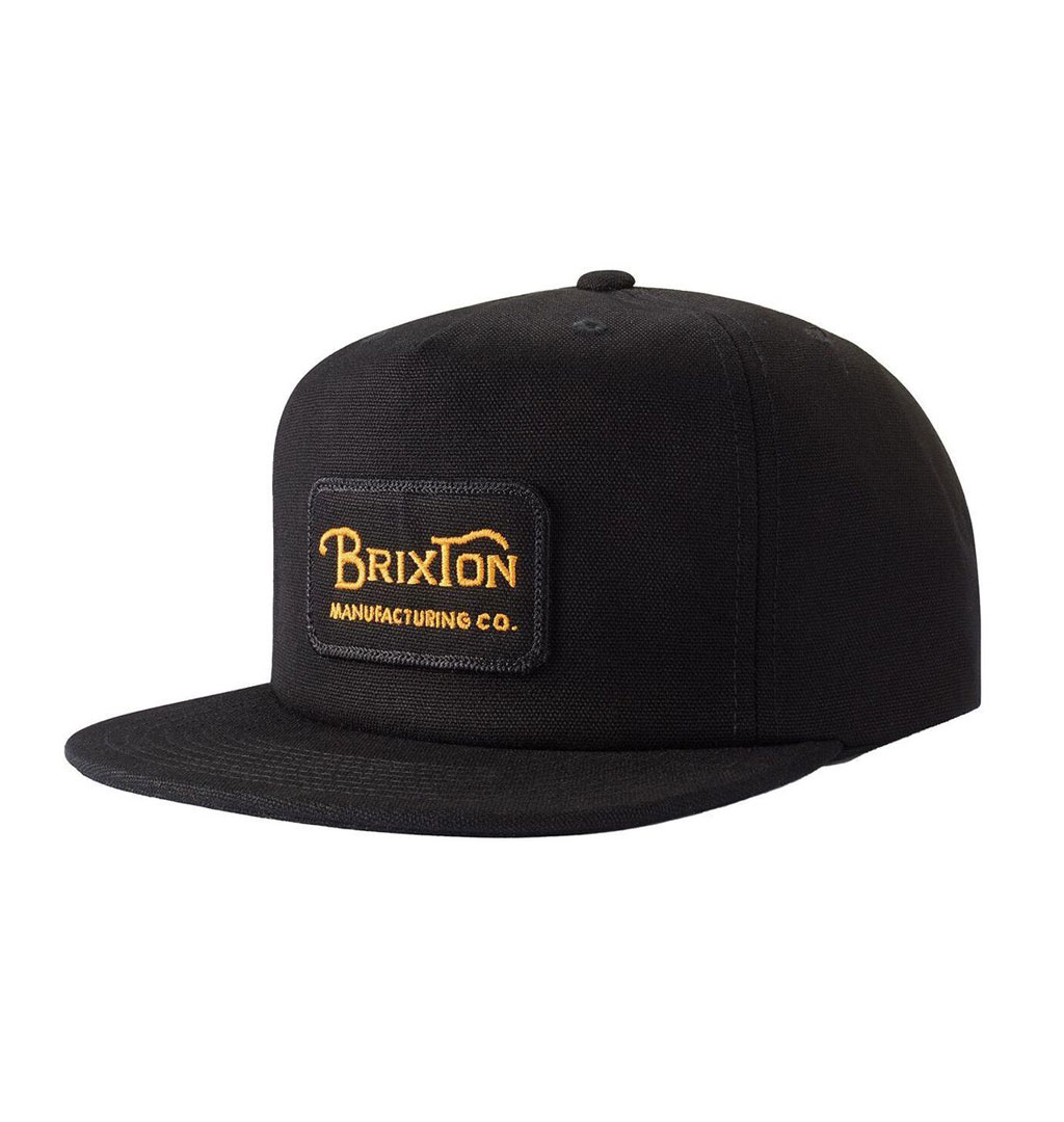 Brixton - Grade HP Snapback Cap - Black
