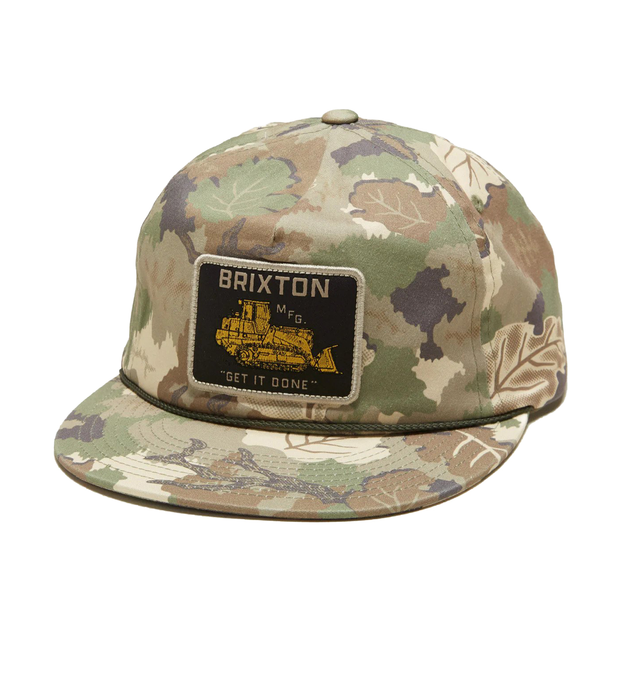 Brixton---Irvington-Hp-Snapback-Cap---Leaf-Camo